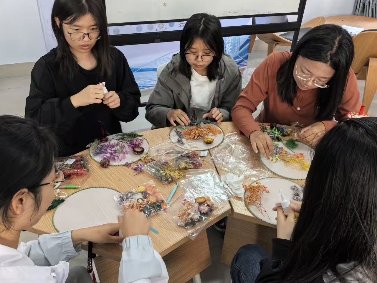 心理放松活动现场